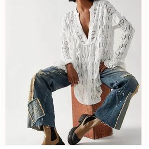 Free People White Lace Dress